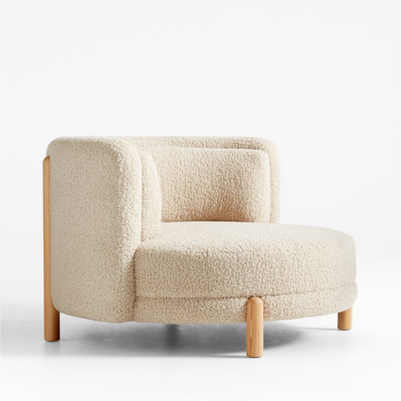 Family Oversized Sherpa Lounge Chair and a Half - image 10 of 18