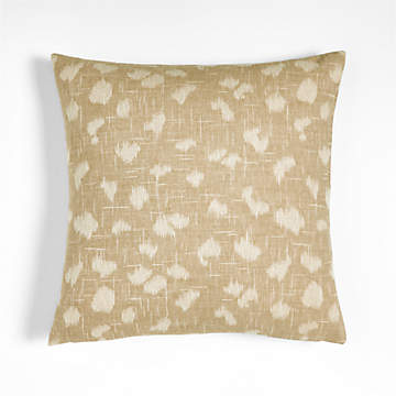 white cheetah print pillow