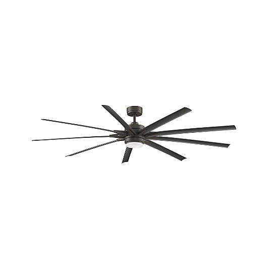 Fanimation Odyn 84" Matte Greige Indoor/Outdoor Ceiling Fan with LED Light