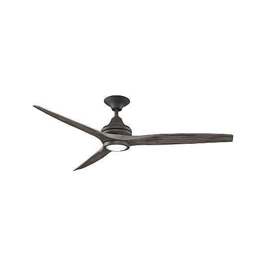 Fanimation Spitfire 60" Matte Greige Indoor/Outdoor Ceiling Fan with LED Light