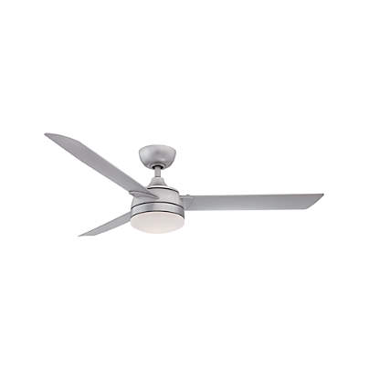 Fanimation Xeno 56 Silver Indoor/Outdoor Ceiling Fan with LED Light