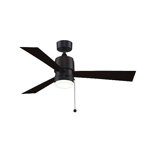 Fanimation Zonix 52" Black Indoor/Outdoor Ceiling Fan with LED Light