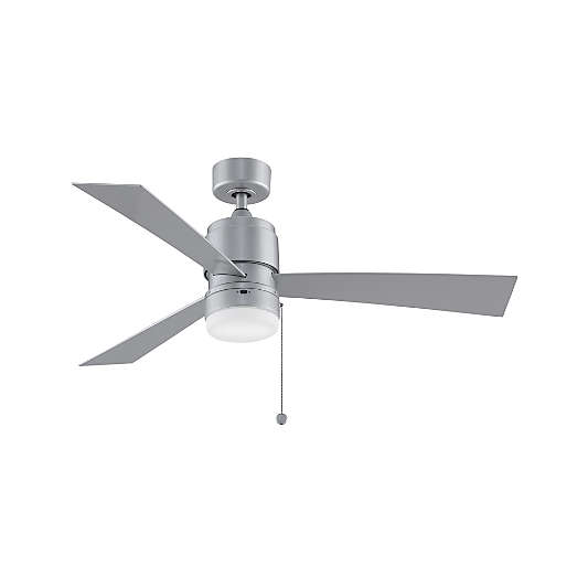 Fanimation Zonix 52" Silver Indoor/Outdoor Ceiling Fan with LED Light