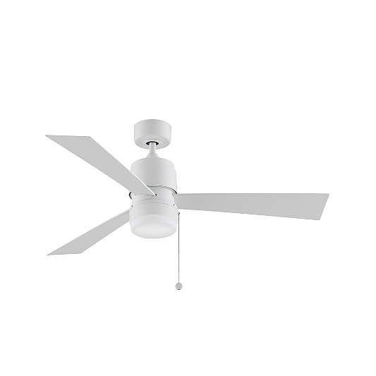 Fanimation Zonix 52" White Indoor/Outdoor Ceiling Fan with LED Light