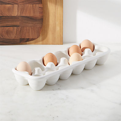 View Farmhouse Ceramic Egg Crate details