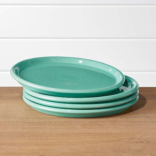 Farmhouse Mint Green Dinner Plates, Set of 4