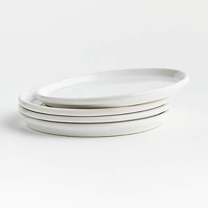 Farmhouse White Dinner Plates, Set of 4 + Reviews