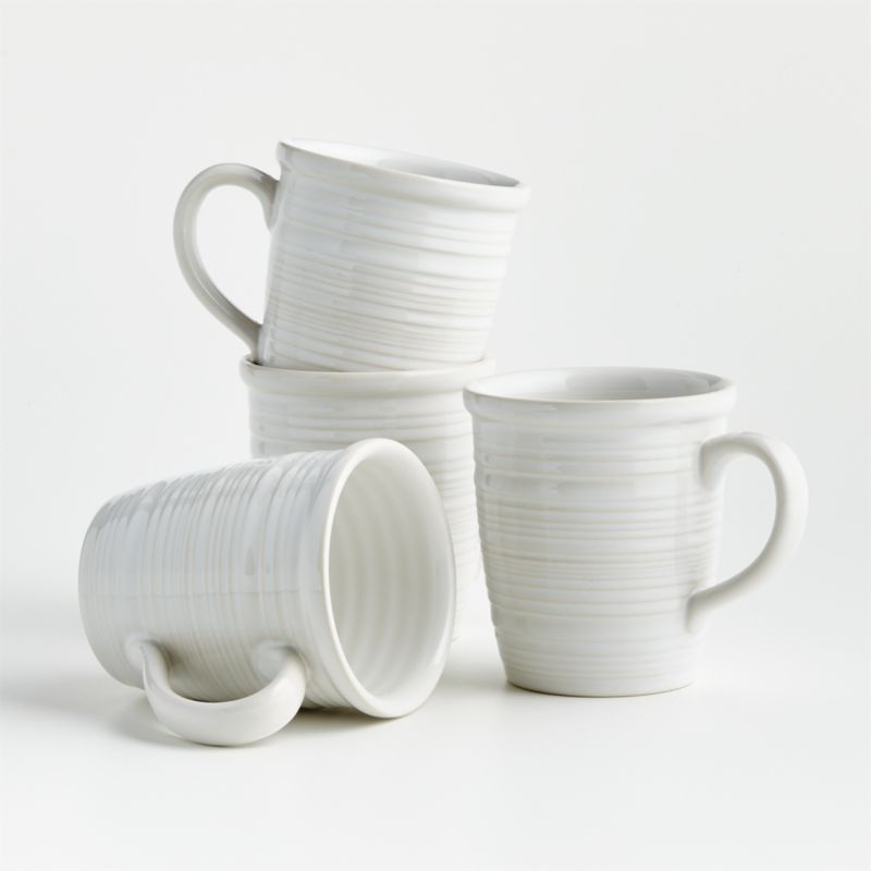 White Ceramic Coffee Mugs