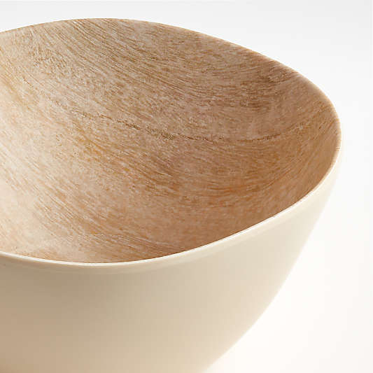 Faux Bois Melamine Bowl