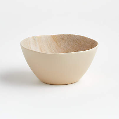 Faux Bois Melamine Bowl