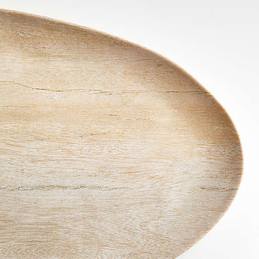 Faux Bois Melamine Platter