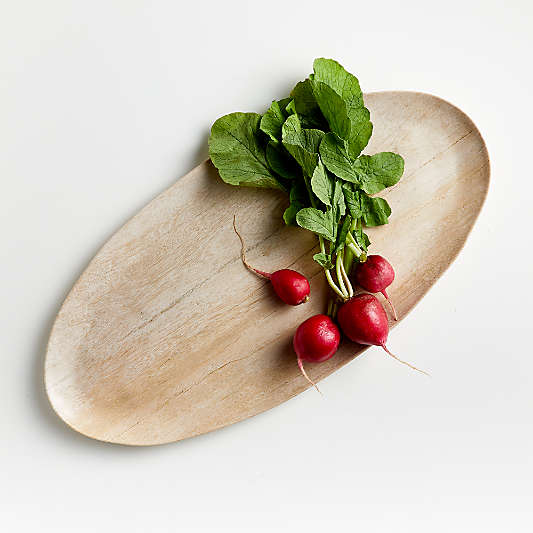 Faux Bois Melamine Platter