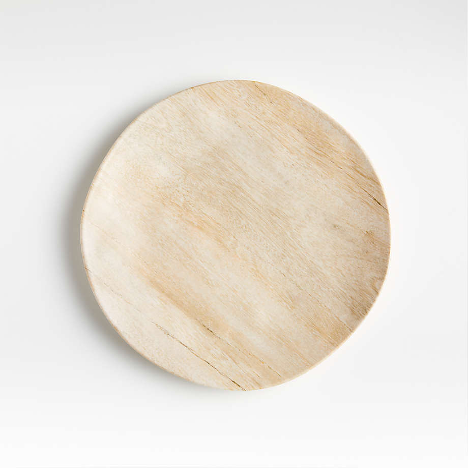 Faux Bois Melamine Salad Plate + Reviews | Crate & Barrel