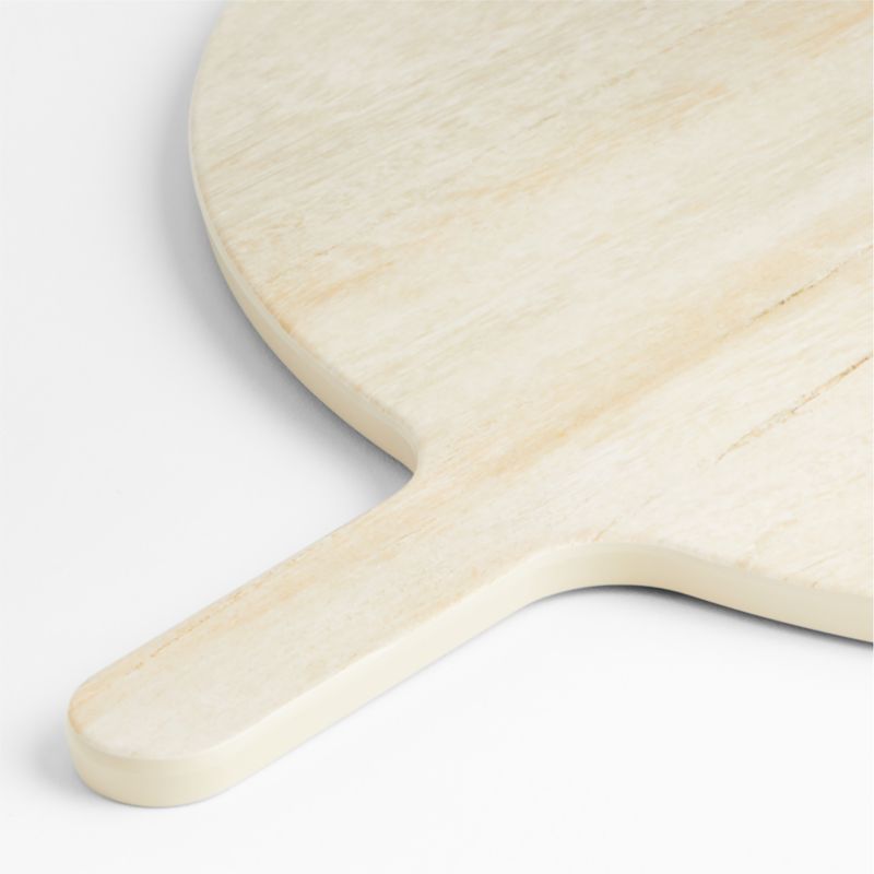 Round Faux Bois Melamine Serving Board