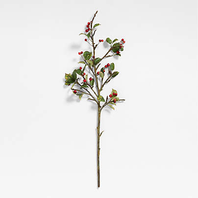 Faux Crabapple Stem 44"