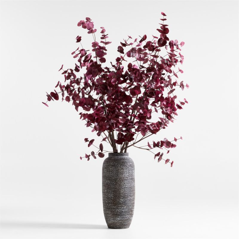 Faux Large Dark Red Eucalyptus Branch 72" - image 2 of 5