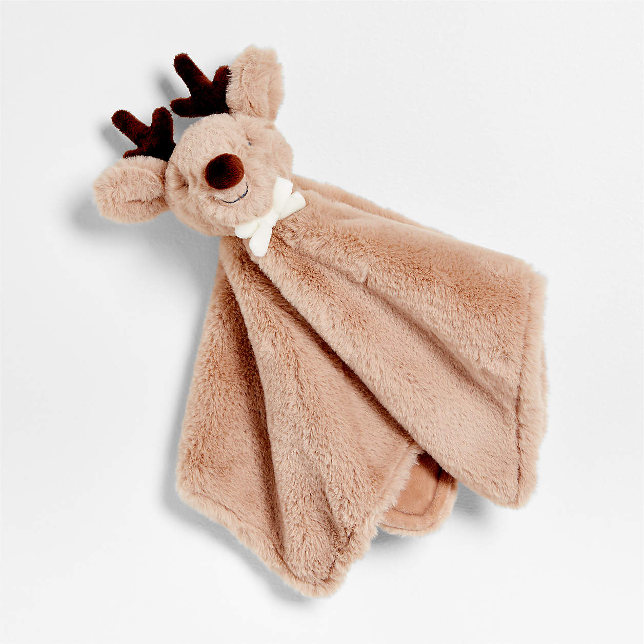 Faux Fur Christmas Reindeer Baby Lovey Crate & Kids