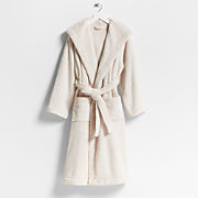 Large/Extra-Large Plush Faux Fur Calm Beige Bath Robe