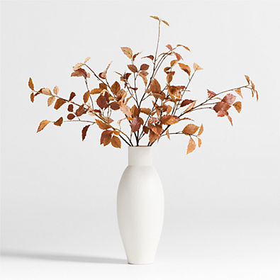 View Faux Small Golden Leaf Branch 40" details