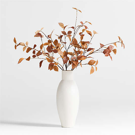 Faux Small Golden Leaf Branch 40"
