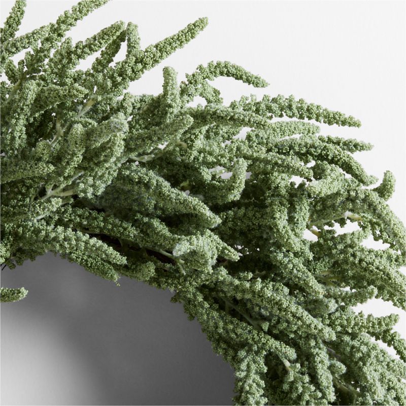 Faux Green Amaranthus Wreath 30" - image 2 of 3