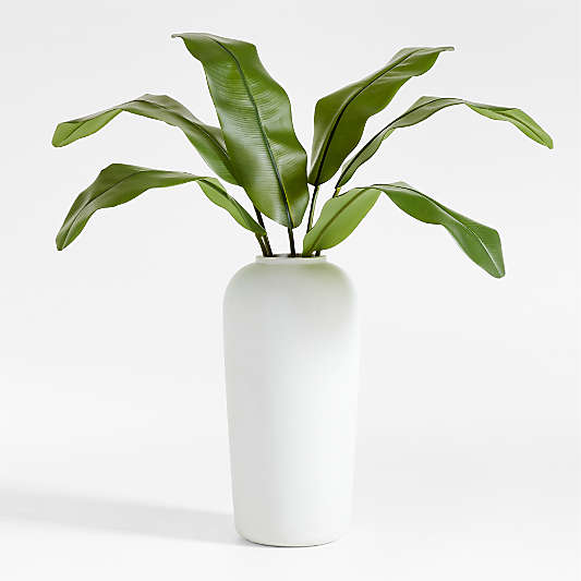 Faux Green Banana Leaf Stem 66"