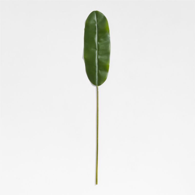 Faux Green Banana Leaf Stem 66" - image 0 of 4