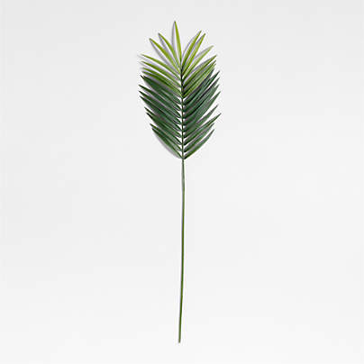 Faux Green Palm Leaf Stem 66"