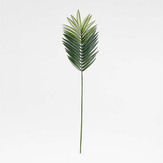 Faux Green Palm Leaf Stem 66"