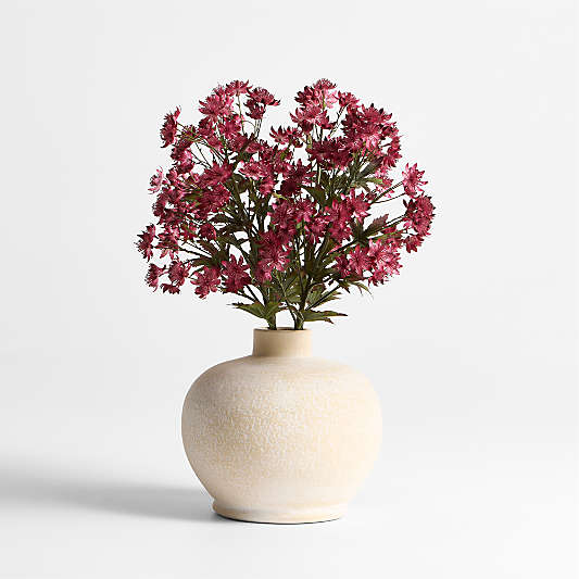 Faux Herb Flower Spray 24"