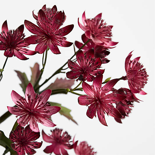 Faux Herb Flower Spray 24"