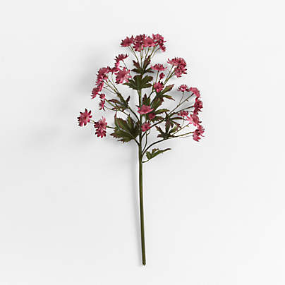 Faux Herb Flower Spray 24"