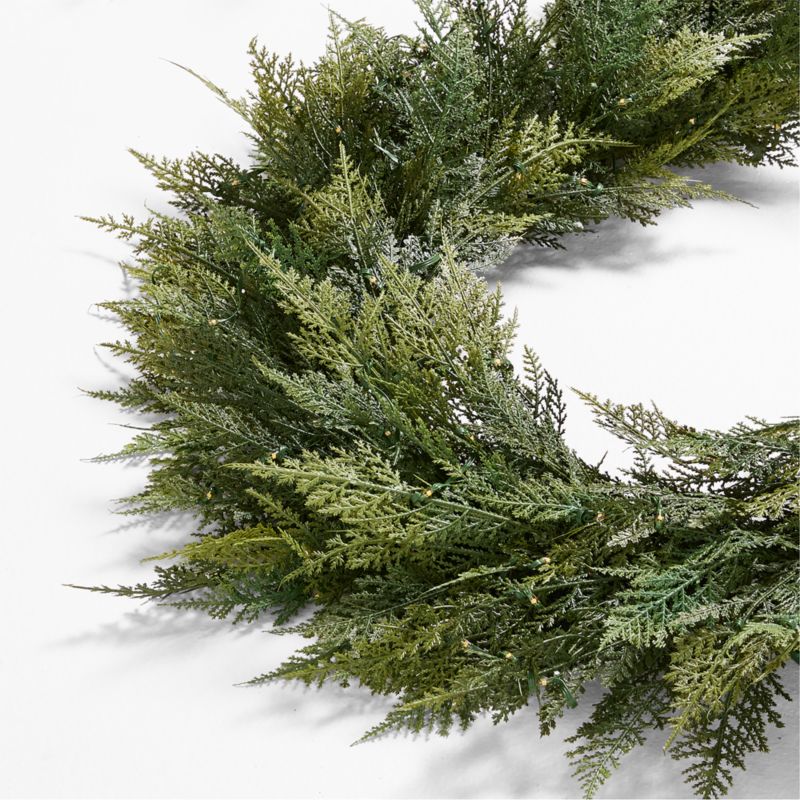 Faux Hemlock Pine Pre-Lit LED Real Touch Christmas Garland 6' - image 9 of 14