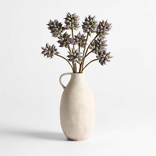 Faux Heirloom Thistle Stem 35"