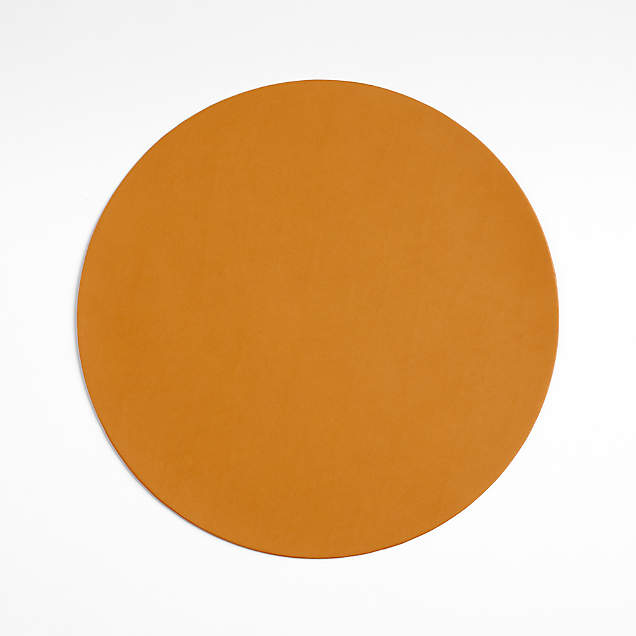 Artesia Grey Woven Rattan Round Placemat + Reviews Crate & Barrel Canada