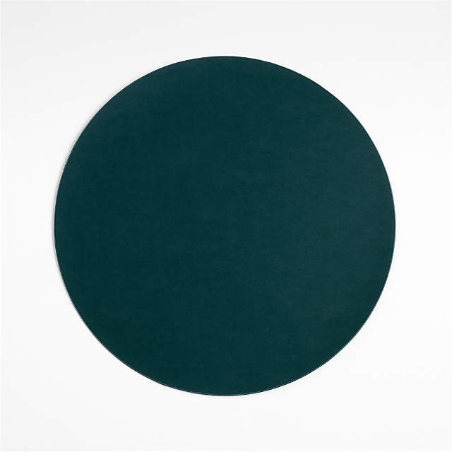 https://cb.scene7.com/is/image/Crate/FauxLthrRndPlcmtGreenSSF23/$web_pdp_main_carousel_zoom_low$/230808155027/faux-leather-round-placemat-gree.jpg
