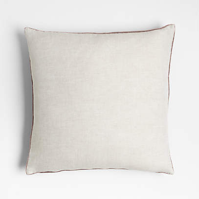 Shop for handmade white linen pillow covers with custom monogram – Amore  Beauté