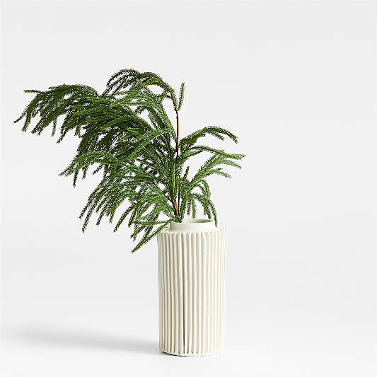 Faux Norfolk Pine Holiday Stem 45"