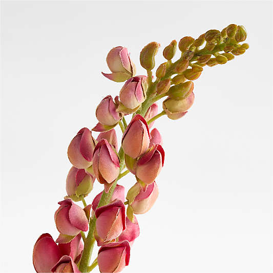 Faux Pink Lupine Stem 39"