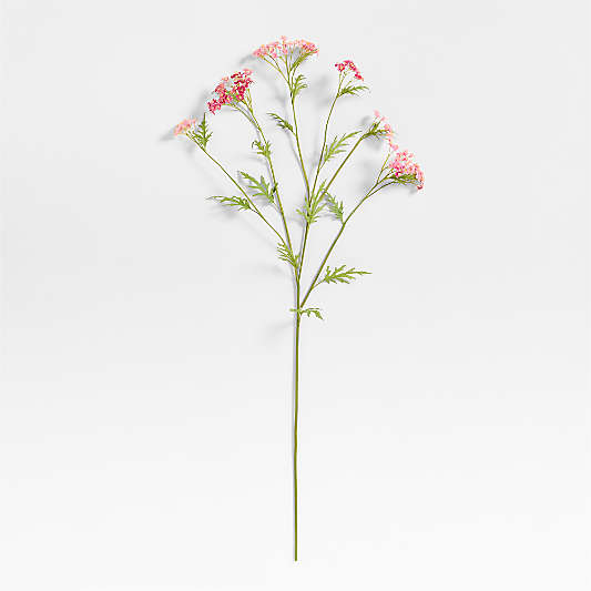Faux Pink Cow Parsley Stem 43"