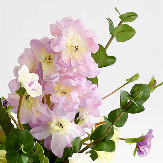Faux Purple and Green Ranunculus Bouquet