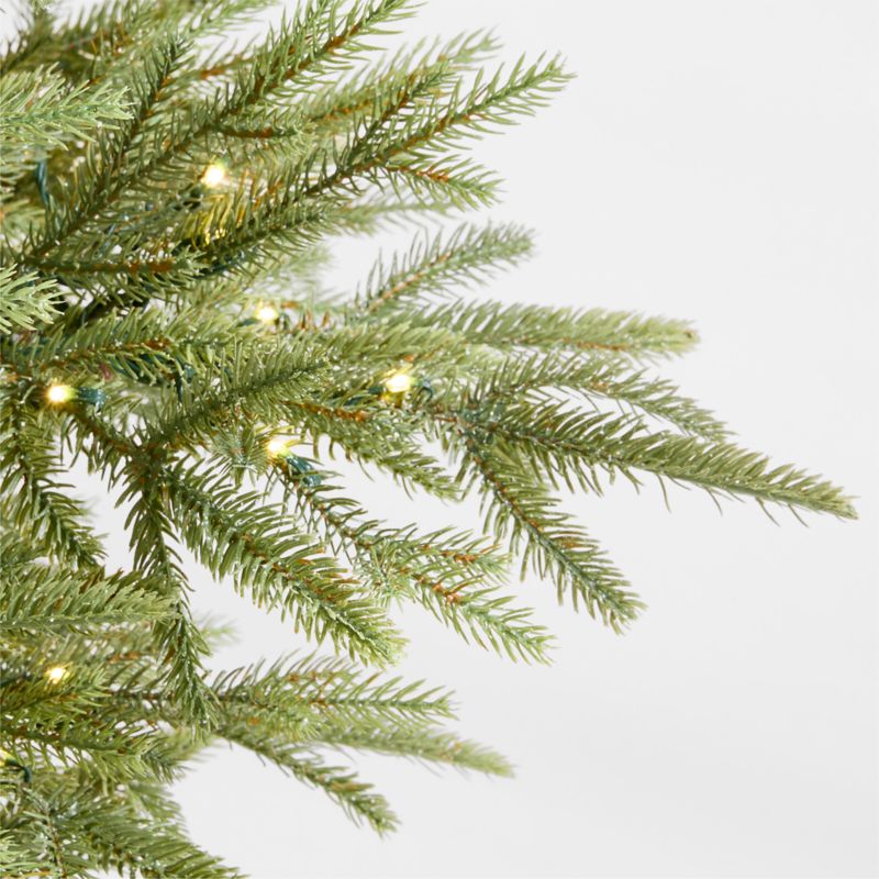 Faux Potted Norway Spruce Pre-Lit LED Tree with White Lights 3' - image 3 of 5