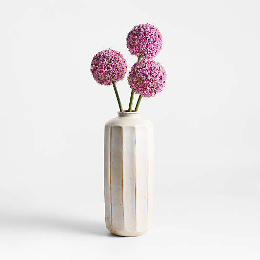 Faux Purple Allium Stem 29"