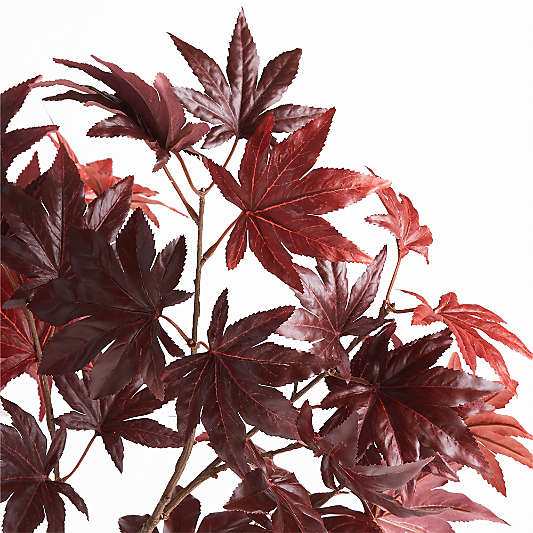 Faux Red Japanese Maple Stem 60"