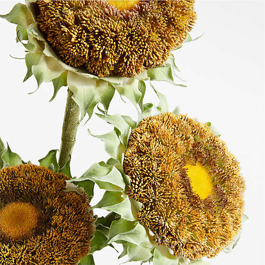 Faux Sunflower Stem 35" by Abigail Ahern