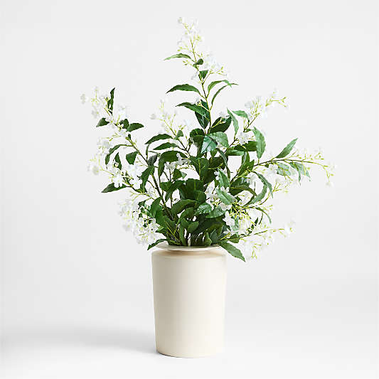 Faux White Cardamine Stem 49"