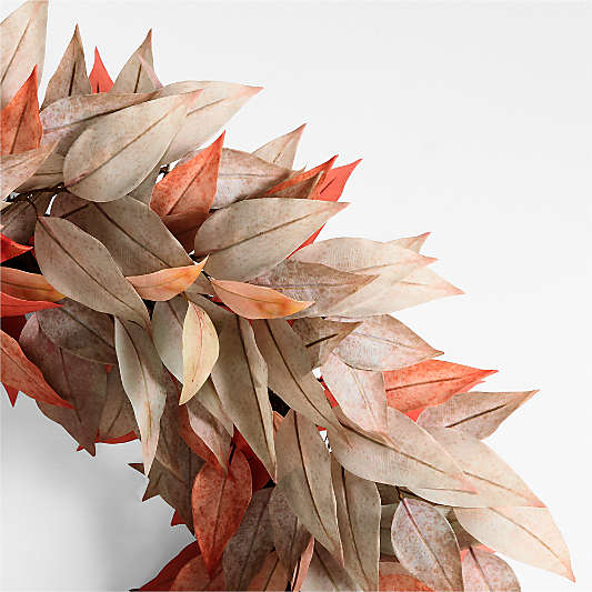 Faux Willow Eucalyptus Wreath 28"