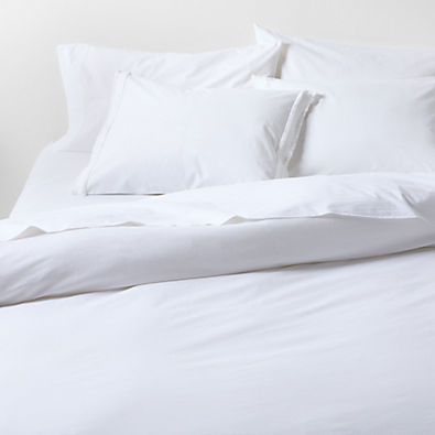 View Favorite Washed Organic Cotton White Eyelash Full/Queen Duvet Cover details