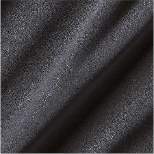 Favorite Washed Organic Cotton Midnight Navy Blue Queen Bed Sheet Set