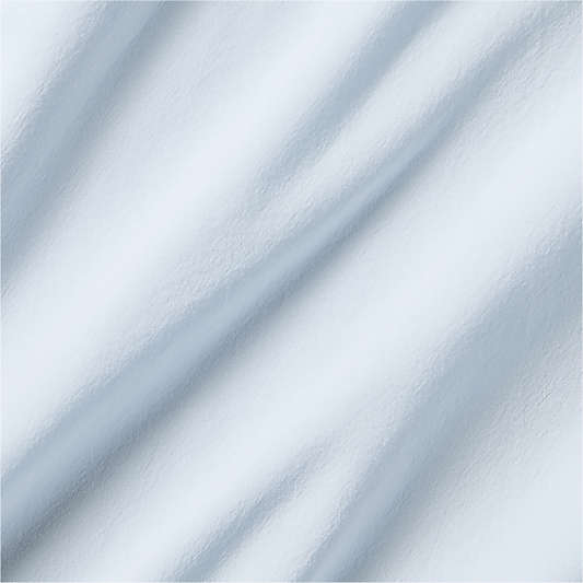 Favorite Washed Organic Cotton Pale Blue Sheet Set